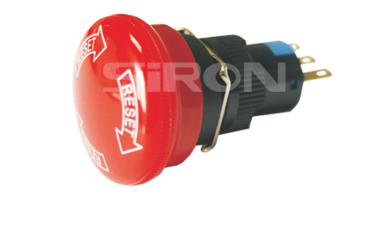 Φ16 Round emergency stop button H007-R