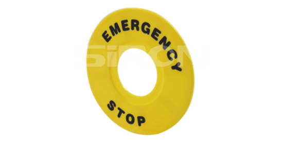 Φ22 Scram warning sign H099-3