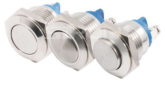 Φ16 Stainless steel metal button H051 series