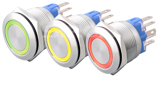 Φ22 Stainless steel metal button H053 series