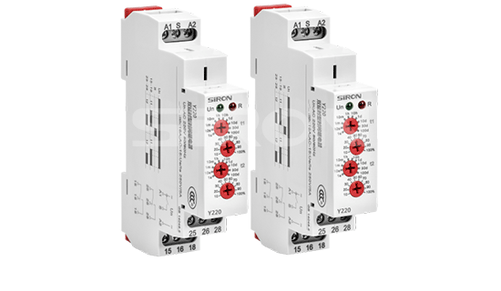 Double delay time relay Y22 series
