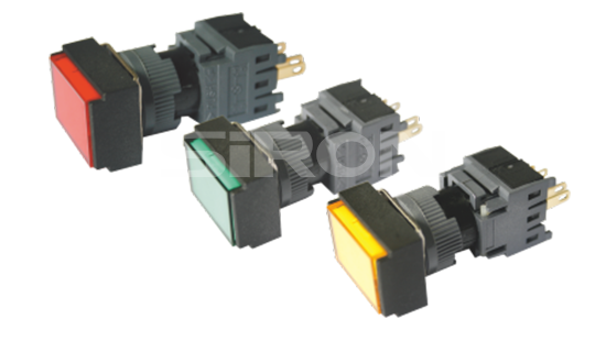 Φ16 长方形按钮 H001/H002/H003/H004